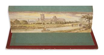 (FORE-EDGE PAINTING.) The Holy Bible, containing the Old and New Testaments, with a few Select Notes and Embellished with Engravings.